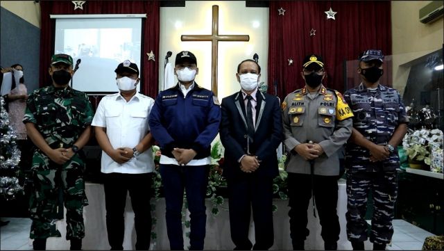Naiki Rantis, Forkopimda Bangkalan Keliling Gereja dan Kota Cek Keamanan Pe
